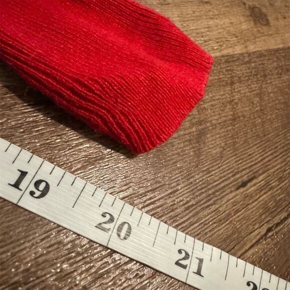 VTG 90s Victoria's Secret Silk Cashmere Blend Soft Red Sweater S Kisses VS READ - Picture 8 of 8